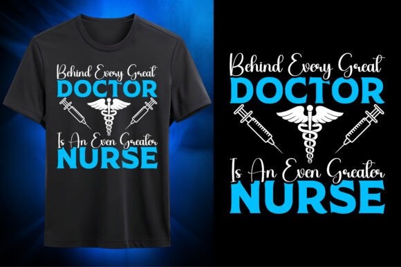 Great Nurse Behind Doctor SVG Design
