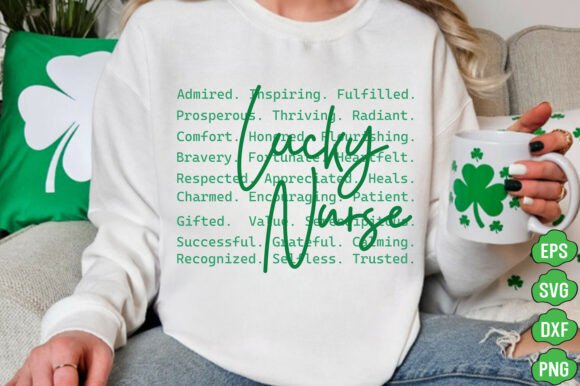 Lucky Nurse Words SVG & PNG