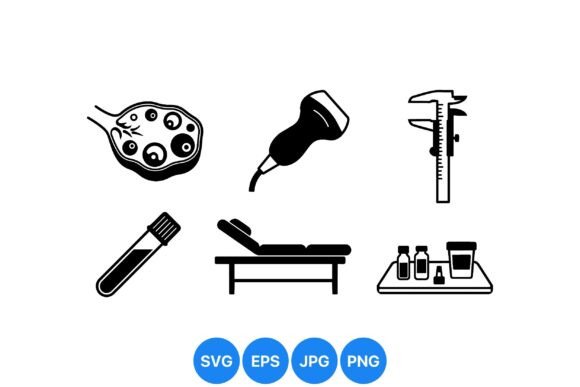 Medical Diagnostic Icon Set