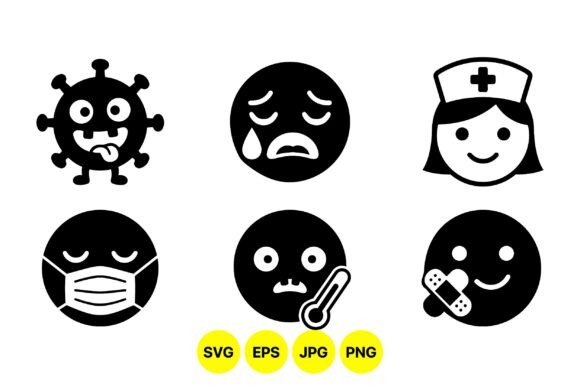 Medical Emoji Icon SVG Clipart