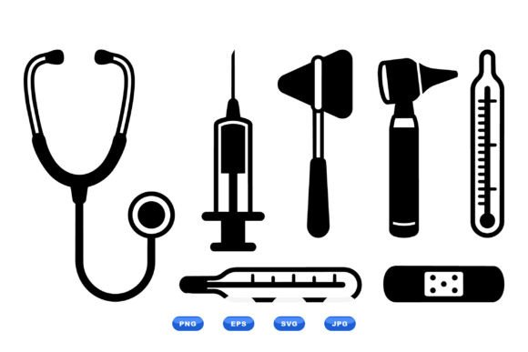 Medical Tools SVG Icon Collection