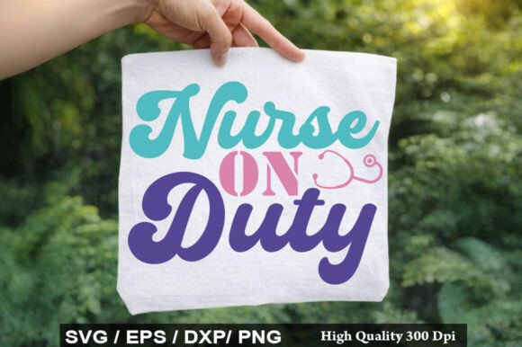 Nurse on Duty SVG PNG Review