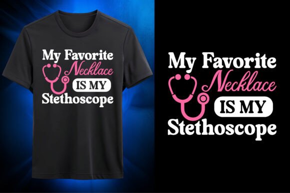Proud Nurse Stethoscope Jewelry SVG